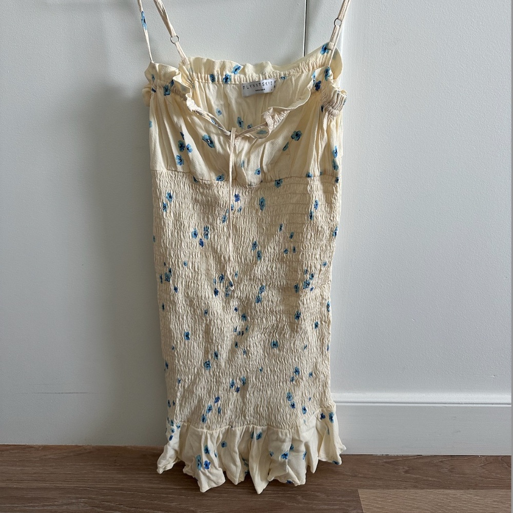Stretchy Mini Flower Dress